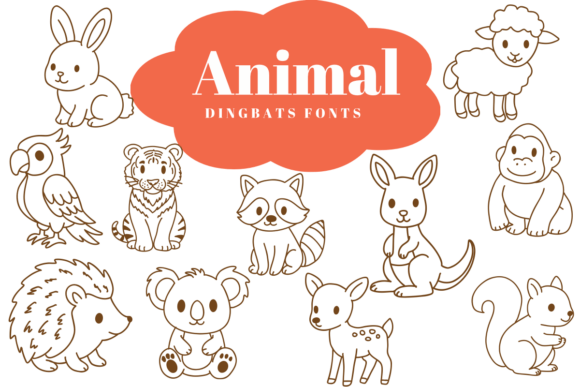 Animal: A Sketchy Dingbats Font for Creative Projects