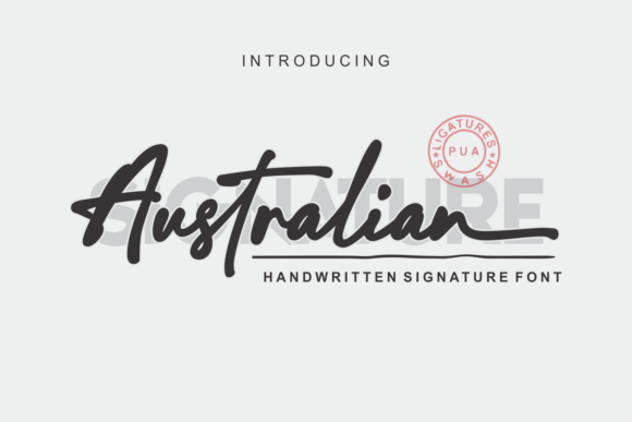Australian Signature: Natural, Classy Handwritten Font