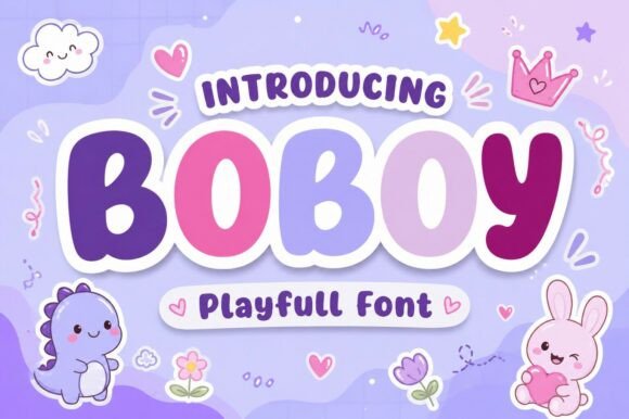 Boboy: The Friendly Typeface for Joyful Branding