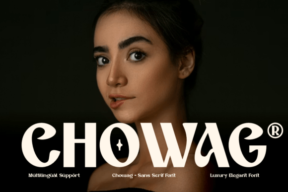 Chowag: A Bold Display Typeface for Authentic Projects