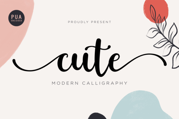 Cute: A Handwritten Font for Charming and Elegant Designs