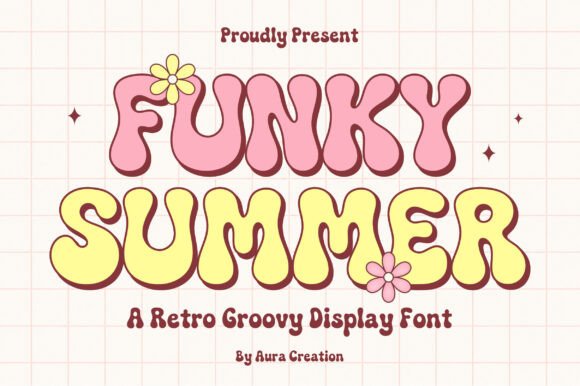 Funky Summer: A Groovy Typeface for Retro Vibes
