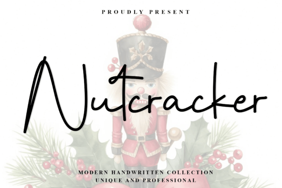Nutcracker: A Modern Script Font for Sophisticated Branding