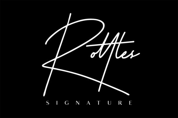 Rottles Signature: The Versatile Duo Font for Modern Projects