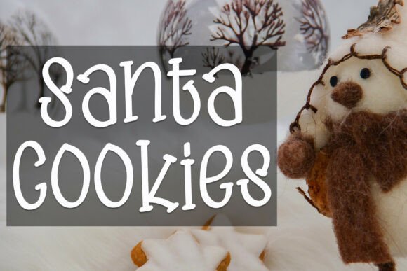 Santa Cookies: A Hand-Touched Font for Elegant Design