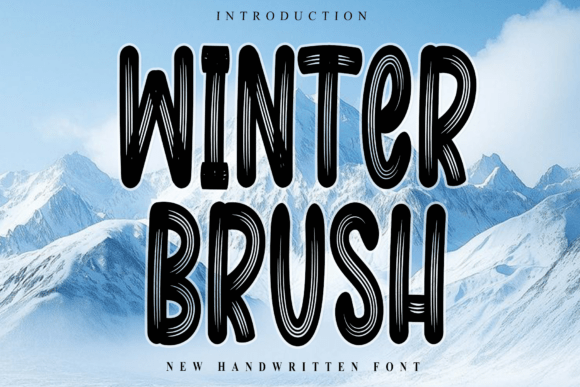 The Sweeping Elegance of Winter Brush: A Font for Timeless Projects