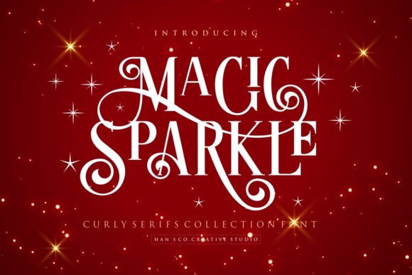 Unlocking Winter Magic: The Magic Sparkle Typeface