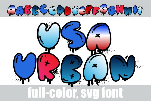 USA Urban Art: A Bold Typeface for Street-Smart Design